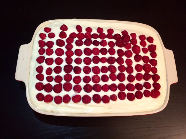 Sweetened condensed milk rum cake