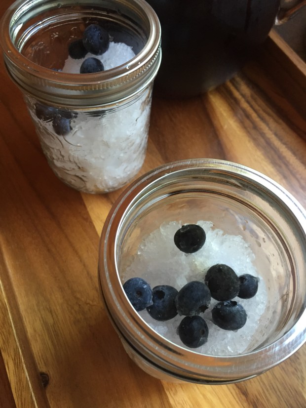 Jus de Bissap or Hibiscus juice with pomegranate