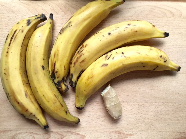 Plantain fries with ginger