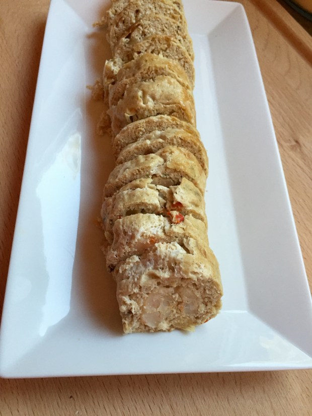 Liboké Ya MBika or MBika cakes with shrimp and smoked fish