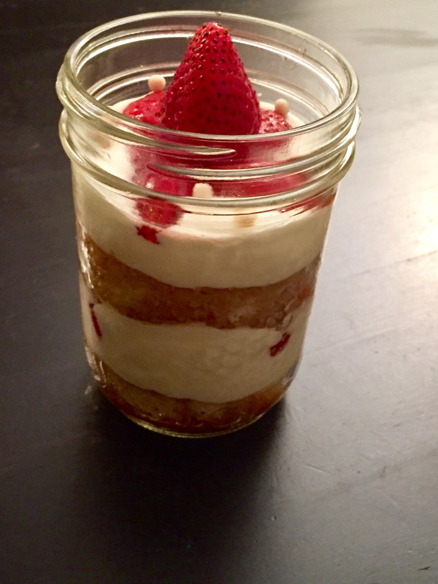 Strawberry Fraisier Trifles